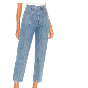 GRLFRND Marisol Jean in blue denim